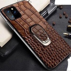 Crocodile Genuine Leather with Bracket Ring